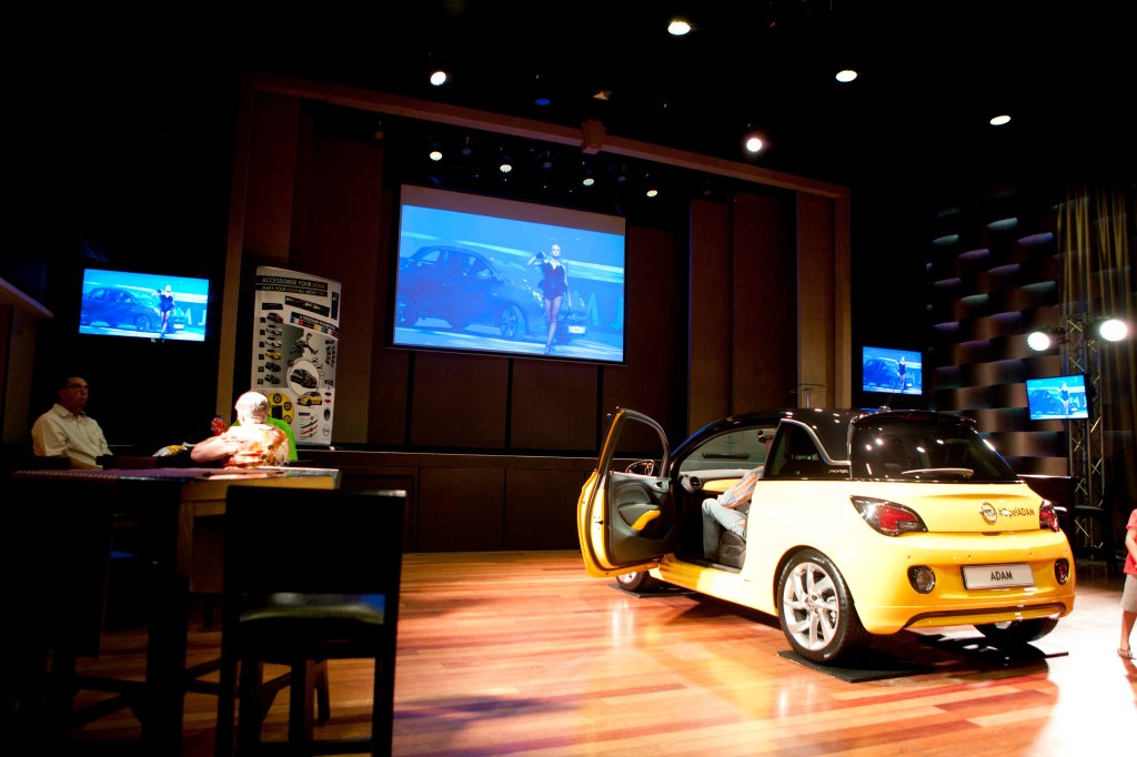 Funky Opel Adam at launch 